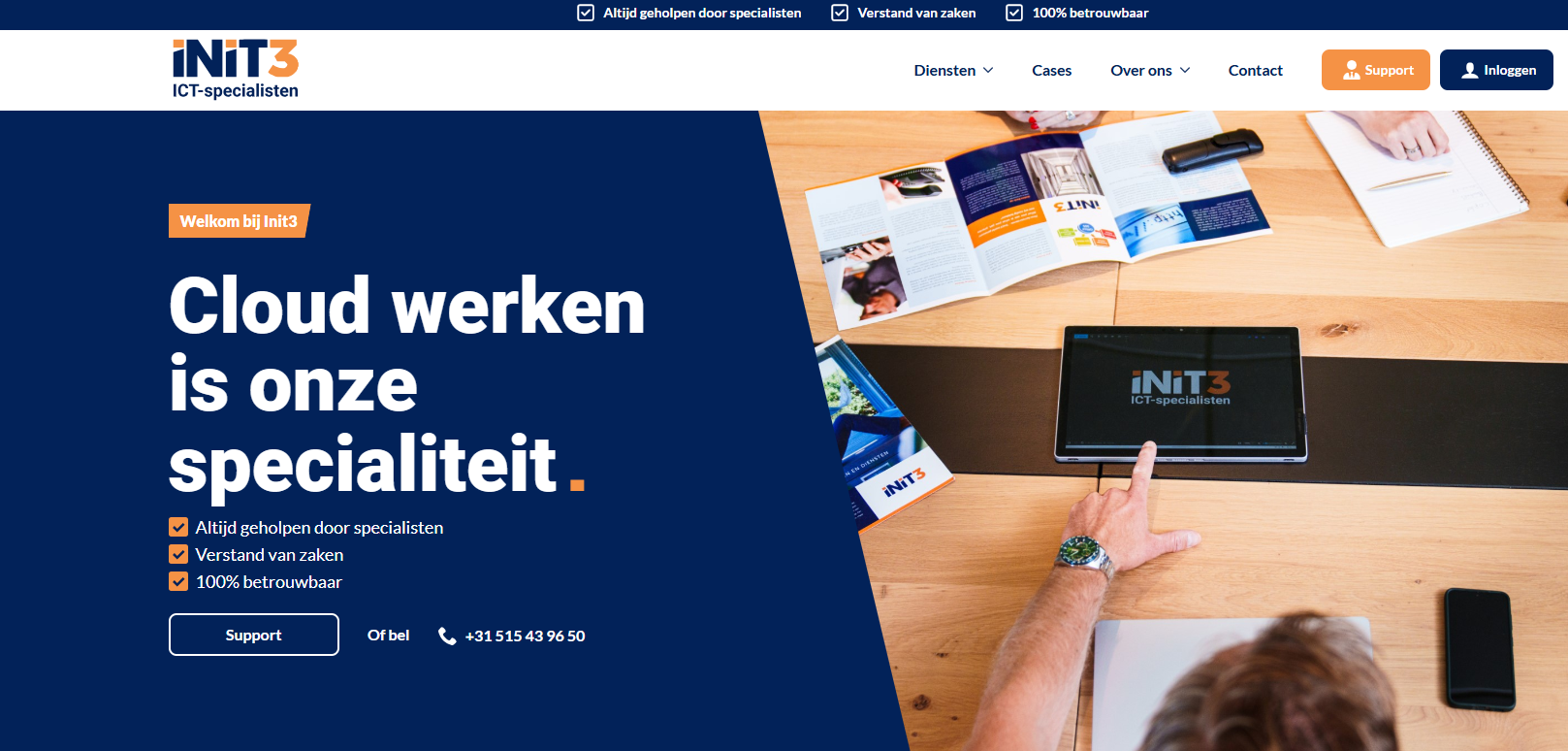 Lancering nieuwe website INIT3-ICT=specialisten